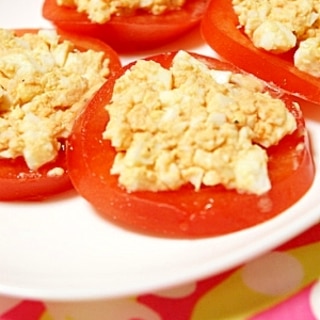 トマトと卵のサラダ～マスタード風味～